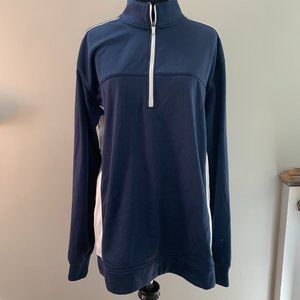 Nike Golf Therma-Fit Mens Quarter Zip Fleece, Navy Blue, Medium